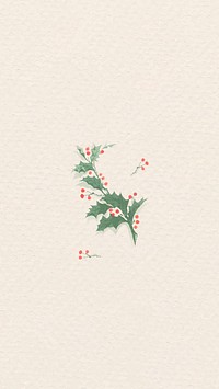 Christmas mobile phone wallpaper vector