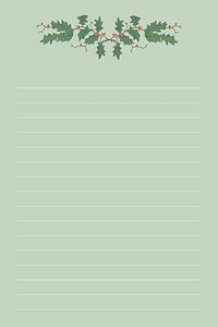 Green Christmas card vector