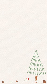 Christmas mobile phone wallpaper vector