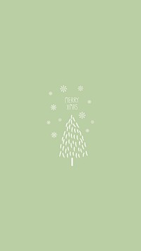 Christmas mobile phone wallpaper vector