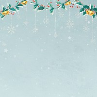 Blank festive Christmas social ads template