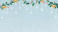 Blank festive Christmas frame  background design
