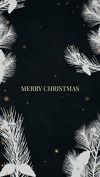 Fesitve merry Christmas frame mobile wallpaper