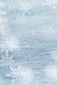 Snowflakes patterned on background