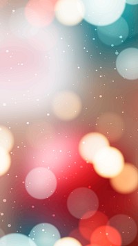Blurry colorful Christmas bokeh light mobile phone wallpaper vector