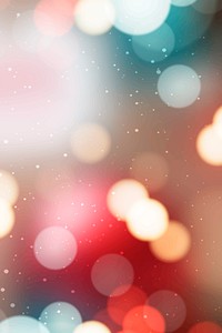 Blurry colorful Christmas bokeh light background vector
