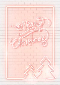 Christmas card template vector