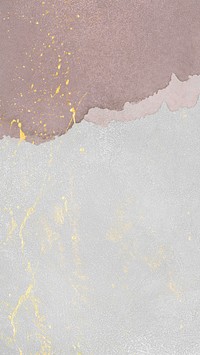 Gold splatter on texture background mobile phone wallpaper illustration
