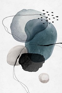 Colorful abstract watercolor circles design vector