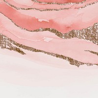 Shimmering pink watercolor brush stoke background vector