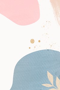 Abstract pastel Memphis patterned background illustration