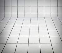 White tiles patterned product background