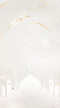 Golden glittery Eid Mubarak border