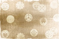 Vintage Japanese gold pattern, remix from original artwork