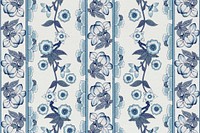 Navy blue floral background design