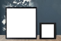 Frame mockups against a wall