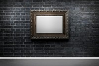 Frame mockup against a brick wall