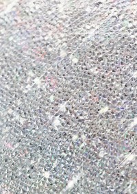 Silver crystals glitter background