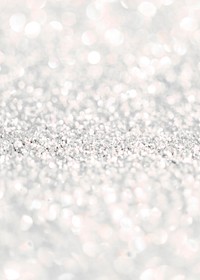 Light silver glitter textured invitation card