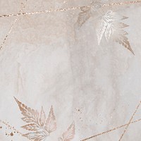 Glittery sickle spleenwort frame design resource