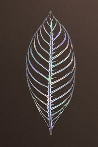 Holographic tiger plant design resource 