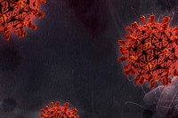 Coronavirus pandemic social background illustration