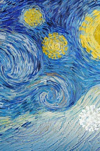 Van Gogh&#39;s The Starry Night coronavirus pandemic remix
