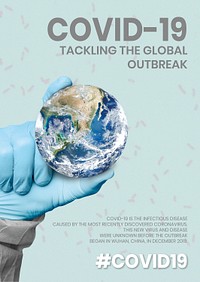 COVID-19 tackling the global outbreak template source WHO mockup