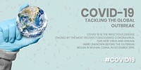 COVID-19 tackling the global outbreak template source WHO vector