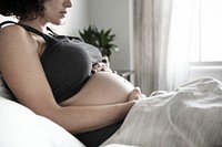 Pregnant woman during coronavirus pandemic