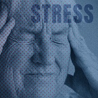 Elderly woman feeling stressed and having coronavirus symptoms