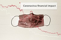 Coronavirus financial impact mockup