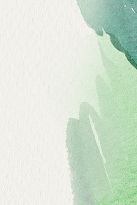Green watercolor on a beige background vector