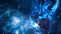 Galaxy in space textured background