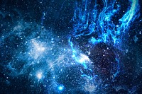 Galaxy in space textured background