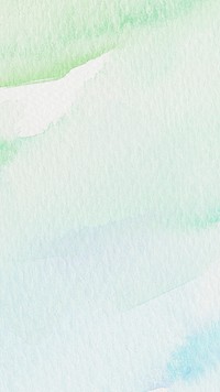 Green and blue watercolor style background illustration