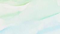 Green and blue watercolor style background illustration