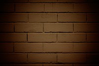 Vignette brown brick wall textured background