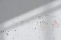 Shadow on a damaged wall