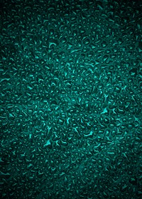 Green water droplets textured background