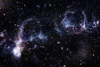 Galaxy in space textured backdrop