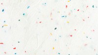 White desktop wallpaper, texture background, colorful sprinkles in frosting