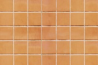 Brownish orange tiles textured background