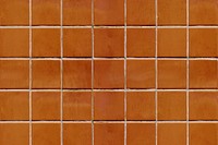 Brownish orange tiles textured background