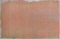 Pale red paint on a canvas textured background