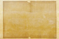 Blank grunge brown paper on a yellow wall