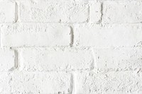 White brick wall textured background