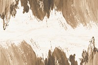 Brown brush stroke border textured background