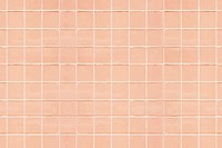 Pastel peach tiles textured background