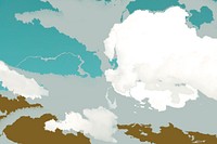 Colorful cloudy abstract background design